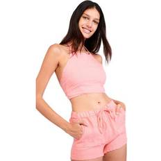 Lino - Mujer Shorts Banana Moon Shorts - Rose