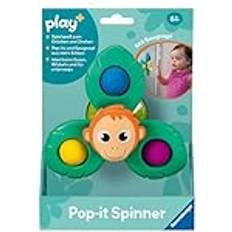 Fidgets Ravensburger Ravensburger 4867 play Pop-it Spinner: Affe, Saugnapf-Spielzeug, Silikon-Spielzeug, Baby-Spielzeug