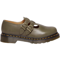 Dr. Martens 8065 Mary Jane Carrara Leather Shoes - Olive