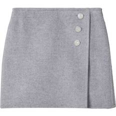 Tory Burch Skirts Tory Burch Wool Mini Skirt - Gray