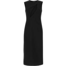 Versace Dresses Versace Womens Cutout Aline Style Midi Dress - Black