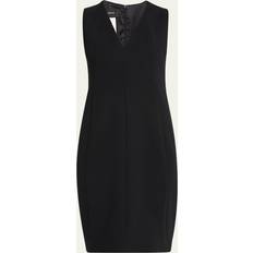 Akris Sleeveless V-Neck Dress - Black