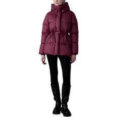 Mackage Freya Softwash Crinkle Down Jacket - Garnet