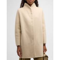 Loro Piana Coats Loro Piana Double Baby Cashmere Single-Breasted Coat - Creamy Cashmere
