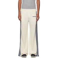 DSquared2 Trousers DSquared2 Off-White Knit Sweatpants 101 - White