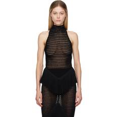 Alaïa Black Fringes Tank Top 995