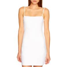 Nylon Vestidos Susana Monaco Thin Strap Mini Dress - White