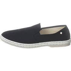 Blåa Oxford Rivieras Classic 10 Marine Unisex Slip-On Shoes - Black