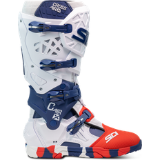 Sidi Crossair X MX Boots White-Navy-Red