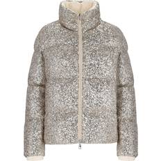 Moncler Paljettklädd Dunjacka - Gul