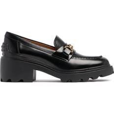 Tod's Women Heels & Pumps Tod's Gomma Brushed Leather Pumps - Black