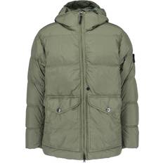 Stone Island Chaquetas Stone Island Crinkle Reps Hooded Down Jacket - Musk