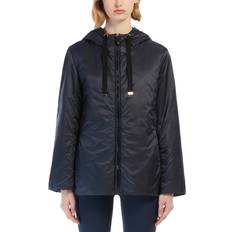 Max Mara Donna Giubbotti Max Mara Greenh Hooded Jacket - Midnight Blue