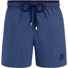 4XL Maillots de Bain Vilebrequin Solid Swim Shorts - Blue