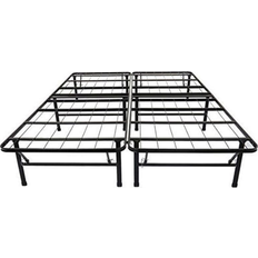 Bed Bath & Beyond Queen Size Black Metal Platform Frame 80 x 60 x 14 inches