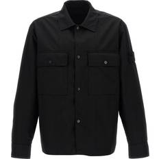 Stone Island Uomo Camicie Stone Island Island-Logo Patch Overshirt - Black