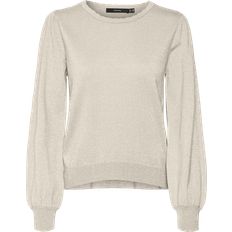 Silver Överdelar Vero Moda Vmhappyshine Pullover - Birch