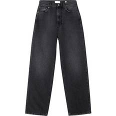 Jeans Wide Leg - Svart/Grå