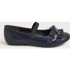 Blue Ballerinas Children's Shoes Monsoon Land Of Wonder Ballerina Flats - Navy