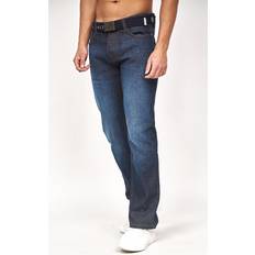 Mens Enrico Bootcut Denim Jeans - Blue