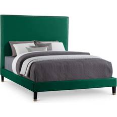 Full Beds Harlie Velvet Full Bed Green