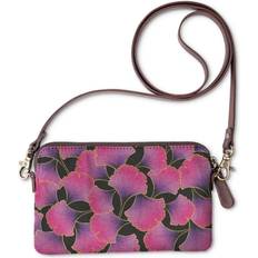 Red Clutches Vida Statement Clutch Ginkgo in Pink/Purple/Red Original Artist (One Size)