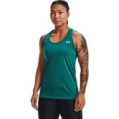 Sportswear Garment - Turquoise Tank Tops Under Armour Tech Twist Tank Top - Teal