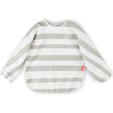 Sininen Ruokalaput Done By Deer Sleeved Pocket Bib Stripes Papaya