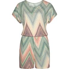 Lascana Short Playsuit - Multi Print