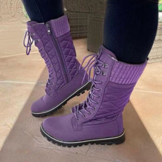 Purple Boots Maxpower Women Mid Calf Boots - Purple