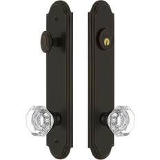 Door Hardware & Fittings Grandeur Arc Keyed Entry Set Timeless Bronze