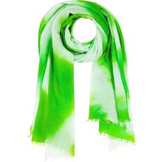 Accessories Mer St. Barth Cashmere Hand-Dip Dye Saline Pareo Scarf - Chartreuse