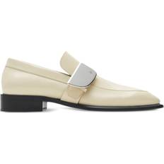 Burberry Men Low Shoes Burberry Shield Leather Loafers - Neutrals