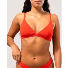 Orange Bikinitoppe Understatement Triangle Bikini Top - Papaya
