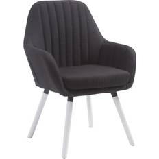 Blanc Chaises de Cuisine CLP Visitor Black Kitchen Chair 93cm