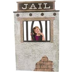 Oriental Trading Jail Cell Photo Cardboard Cutout Stand-Up 45" x 6 ft