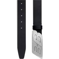 Balenciaga Clothing Balenciaga Moto Logo Belt - Black