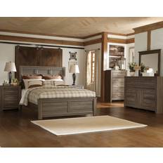 Bed Packages Ashley Dark Brown Panel Bedroom Set