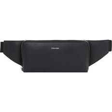 Faux Leather Bum Bags Calvin Klein Sleek Fanny pack 23 cm black