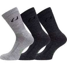 Ulvang Merino Socks 3-Pack - Black/Grey