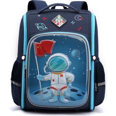 RYWOLT (Blue, S) School Student Bag Backpack Whale Astronaut Large Capacity And Wear Resistant