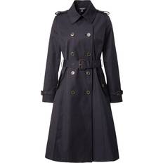 Lauren Ralph Lauren Dam Ytterkläder Lauren Ralph Lauren Double-Breasted Belted Trench Coat - Svart