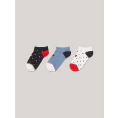 Tommy Hilfiger Socks Children's Clothing Tommy Hilfiger Print Ankle Sock 3-Pack - Lucent White/Multi