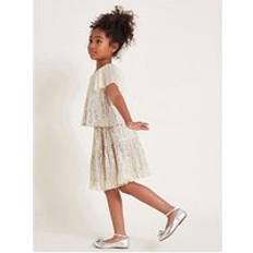 Girls Skirts Monsoon Adele Sequin Skirt - Champagne/Gold