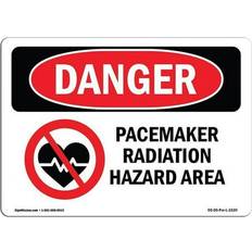 Office Supplies SignMission OSHA Danger Sign 12 x 18 in