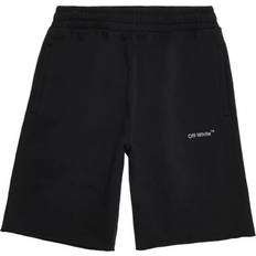 Off-White Men Shorts Off-White Diag Outline Sweat Shorts - Black