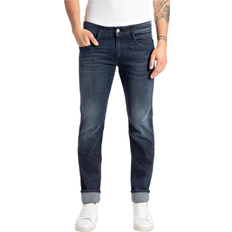Replay Anbass Dark Blue Slim Fit Denim Jeans - Navy/Navy