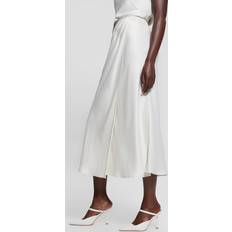 Guess Skirts Guess Eco Anastasia Midi Satin Skirt - White