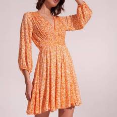 Poupette St Barth Anabelle Mini Dress - Orange