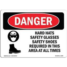 Office Supplies SignMission OSHA Danger Sign 12 x 18 in